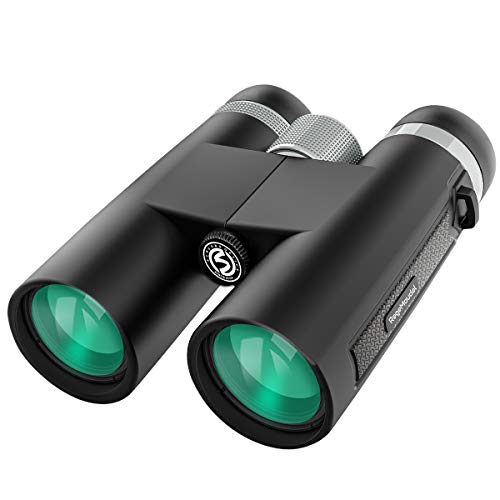 RegeMoudal 12x42 HD Binoculars for Adults, Waterproof Compact Binoculars with Clear Weak Light