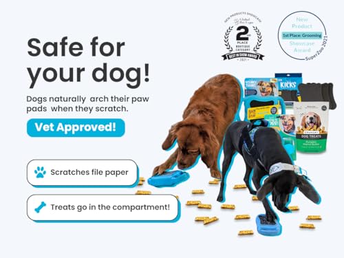 De' Vora Scratch Square Dog Nail Trimmer & File- Avoid Over Clipping- Award Winning, Safe, Easy to use, Home Grooming (Used L/Extra Large)