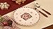 Bico Traditional Christmas Gingerbread Man Salad Plates Set of 4, 8.75 Inch Ceramic Dessert Plates for Salad, Appetizer, Side Dishes, Microwave and Dishwasher Safe, Gift for Housewarming and Christmas
