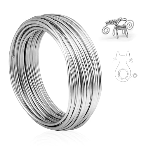 Alambre de aluminio de 3 mm, para manualidades, diámetro 3 mm x 10 m, fabricación