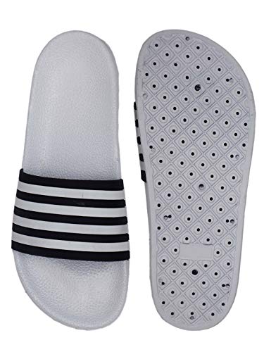Image of AADI Men's Synthetic Leather Daily Casual Sliders /Flip Flop & Slippers