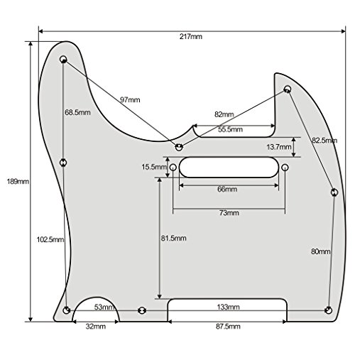 IKN gauchère 8 Montage trou moderne Tele Pickguard 4-Ply Garde Plaque standard Etats-Unis/Mexique Fender Telecaster… - Les Beatles, Paul McCartney, John Lennon, RIngo Starr, George Harrison IKN gauchère 8 Montage trou moderne Tele Pickguard 4-Ply Garde Plaque standard Etats-Unis/Mexique Fender Telecaster… – Image 7