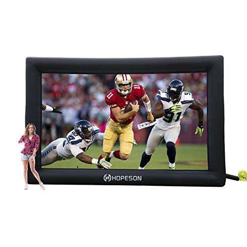 🔥 Hot Deals Jumbo 20FT Inflatable Movie Screen for Outdoor, Theater Projector Screen with Carry Bag and Inflation Fan - Mega Projector Screen for Backyard Garden