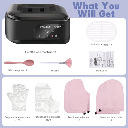 Image of Yofuly 3.5L Paraffin Wax Machine for Hands and Feet with Auto-Timer