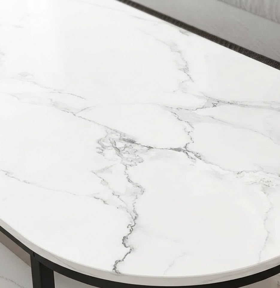 Image of Coffee Table Centre Table (Black White, DBL)