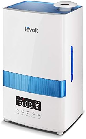 LEVOIT Cool Mist Humidifier for Bedroom, 4.5L Ultrasonic Air Humi...