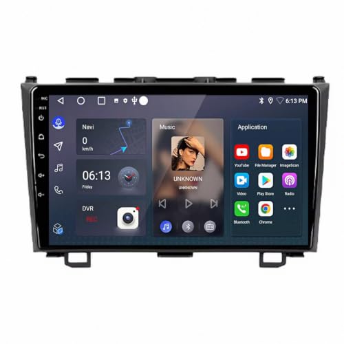 Radio de coche 2 DIN para Hyundai H1 con pantalla táctil HD y Bluetooth