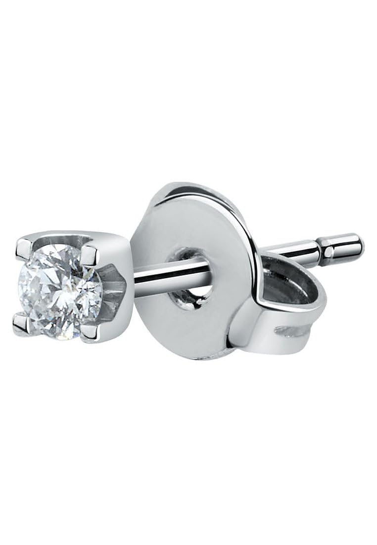CHRIST CHRIST Unisex-Einzelner Ohrschmuck 375er Weißgold 1 Diamant