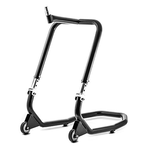 Caballete Moto Delantero a tija ConStands V5 Negro con Pin 21mm