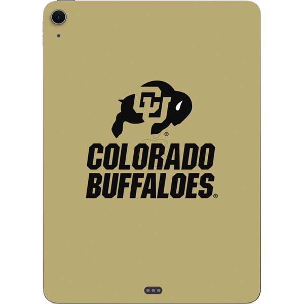 Skinit Decal Tablet Skin Compatible with iPad Air 11in (2024-2025) - Officially Licensed University of Colorado CU Collegiate Text Design
