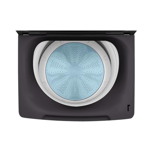 غسالة فوق أوتوماتيك بمحرك انفرتر بنظام الحركة المباشرة مع لوحة تحكم في الجزء الخلفي وباب سهل الإغلاق من هاير، لون فضي غامق، سعة 11 كجم - HWM110-B2178S