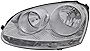 KarParts360 Compatible With Volkswagen GTI Headlight Assembly 2006 2007 2008 2009 Driver Side Halogen Wagon VW2502127 | 1K6941005S