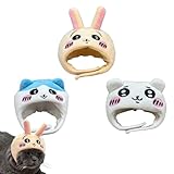 [YAYANA] ちいかわ ハチワレ うさぎ コスプレ ヘッドギア コスチューム 小型犬 猫用 かわいい おもしろい 変装用 仮装用 ハロウィン クリスマス 正月 新年 パーティー ペット用品 (ちいかわ)