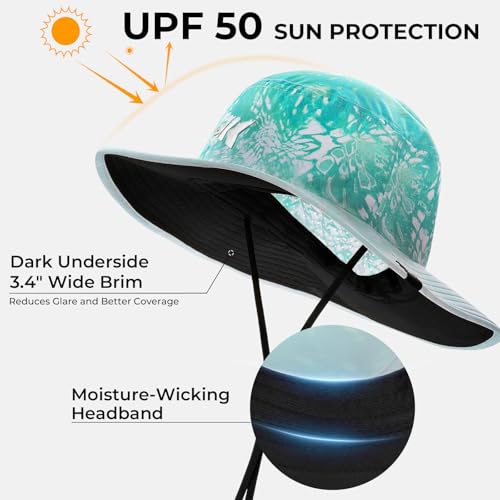 Image of KastKing Sol Armis UPF 50 Boonie Hat - Sun Protection Hat, Fishing Hat, Beach & Hiking Hat, Paddling