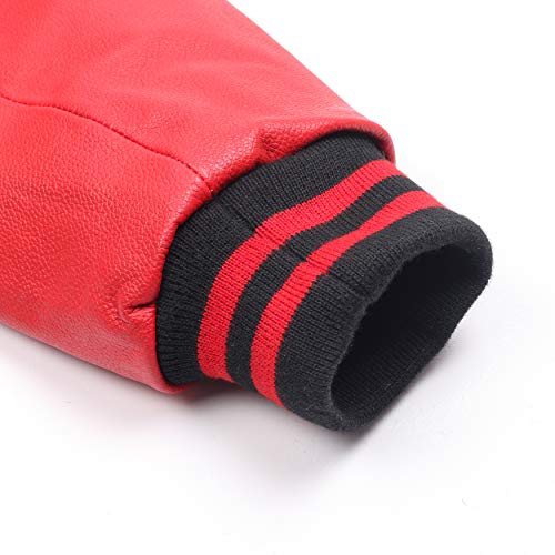 Image of Varsity Jacket Baseball Letterman Jacket- Wool and Leather Premium Quality Unisex Basketball Jacket