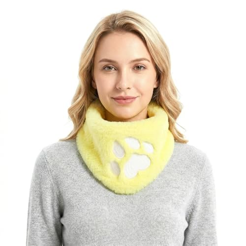 Écharpe fausse fourrure patte pour fête d'Halloween et cosplay