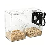 Ventilateur à vitesse réglable : équipé d'un ventilateur à vitesse réglable, ce nettoyeur de grain winnower vous permet de personnaliser le nettoyage. Changez facilement les paramètres pour s'adapter à différents aliments pour oiseaux (y compris les aliments pour perroquets), assurant un nettoyage optimal pour différents types de graines.