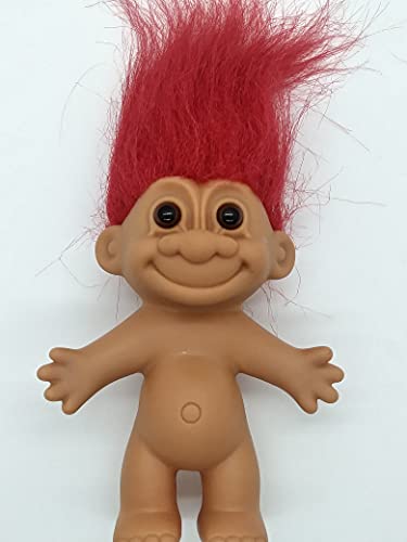 Muñeco Troll de cabello rojo 5 pulgadas