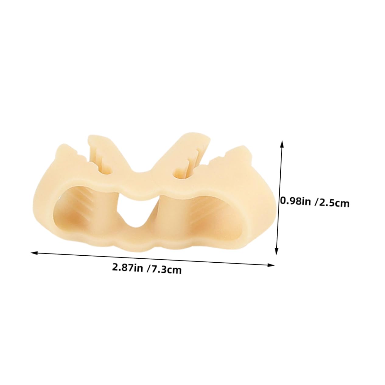 MERRYHAPY Bunion Toe Separator for Women 3 Pairs Silicone Toe Corrector Overlapping Toe Relief Comfort Breathable Fashionable Toe Spacers