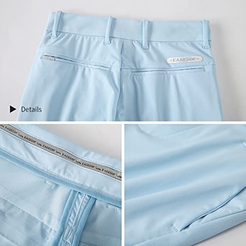 Eagegof Kid Golf Trousers Quick Drying Boy's Straight Leg Pants Leisure Child Pants Pockets Lightweight Sports Tennis (Byssk012A-Navy-160) #TOP2
