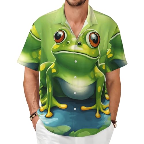 Chemise grenouille homme légère et douce pour éviter la chaleur