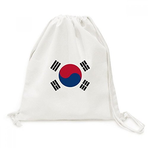 Sac cordon Corée du Sud en toile, idée cadeau pour passionnés