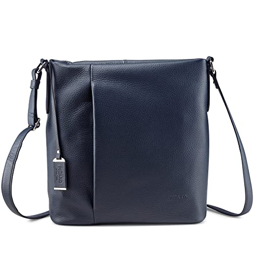Picard Damen Schultertasche PURE aus Echtleder Mittel | mit Reißverschluss | Schultertasche | Alltag