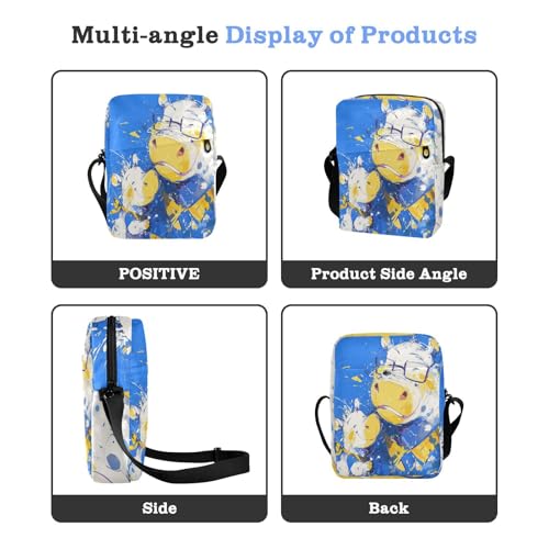 Pop Art Blue Hippo messenger bags for women Shoulder Bag Womens Fashion Purses Adjustable Strap for Travel business4