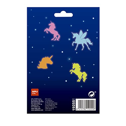 APLI 19255 - Adesivi luminescenti UNICORNIOS - 12