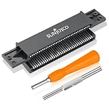 SUNJOYCO NESカートリッジスロット、72ピンNESコネクター 3.8mm 4.5mmドライバービット付き 任天堂コンソールNES 8ビットシステム用