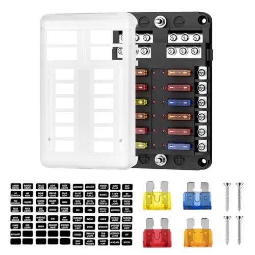 Scatola Di Giunzione Fusibili Per Auto, Moto, Veicolo, 12V - Foto 2