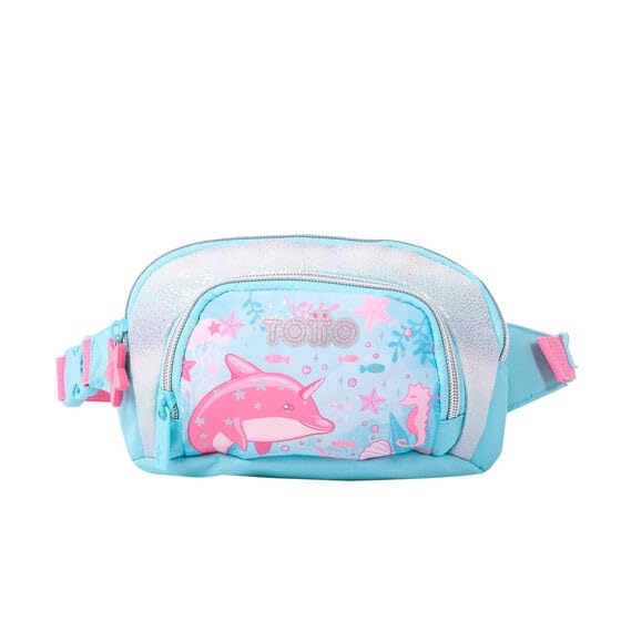 Riñonera Totto Pink Ocean infantil