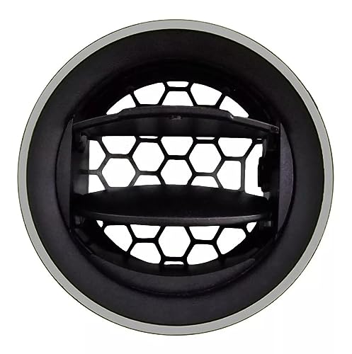 Kit Difusor de Ar Gol G4 G5 G6 Voyage Saveiro Borda Prata Botão Preto