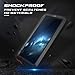 Bpowe for Huawei P30 Pro Case,Armor Tank Aluminum Metal Gorilla Glass Shockproof Military Heavy Duty Sturdy Protector Cover Hard Case for Huawei P30 Pro (Black)