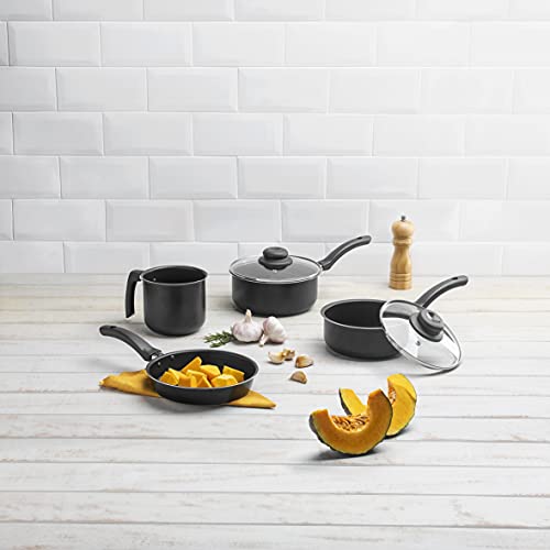 Jogo de Panelas Ruby, 4Pcs, Brinox, Preto