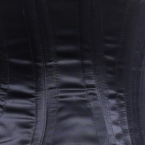 Cincnher Women's Waspie Corset Underbust Waist Training Steel Boned Corset2