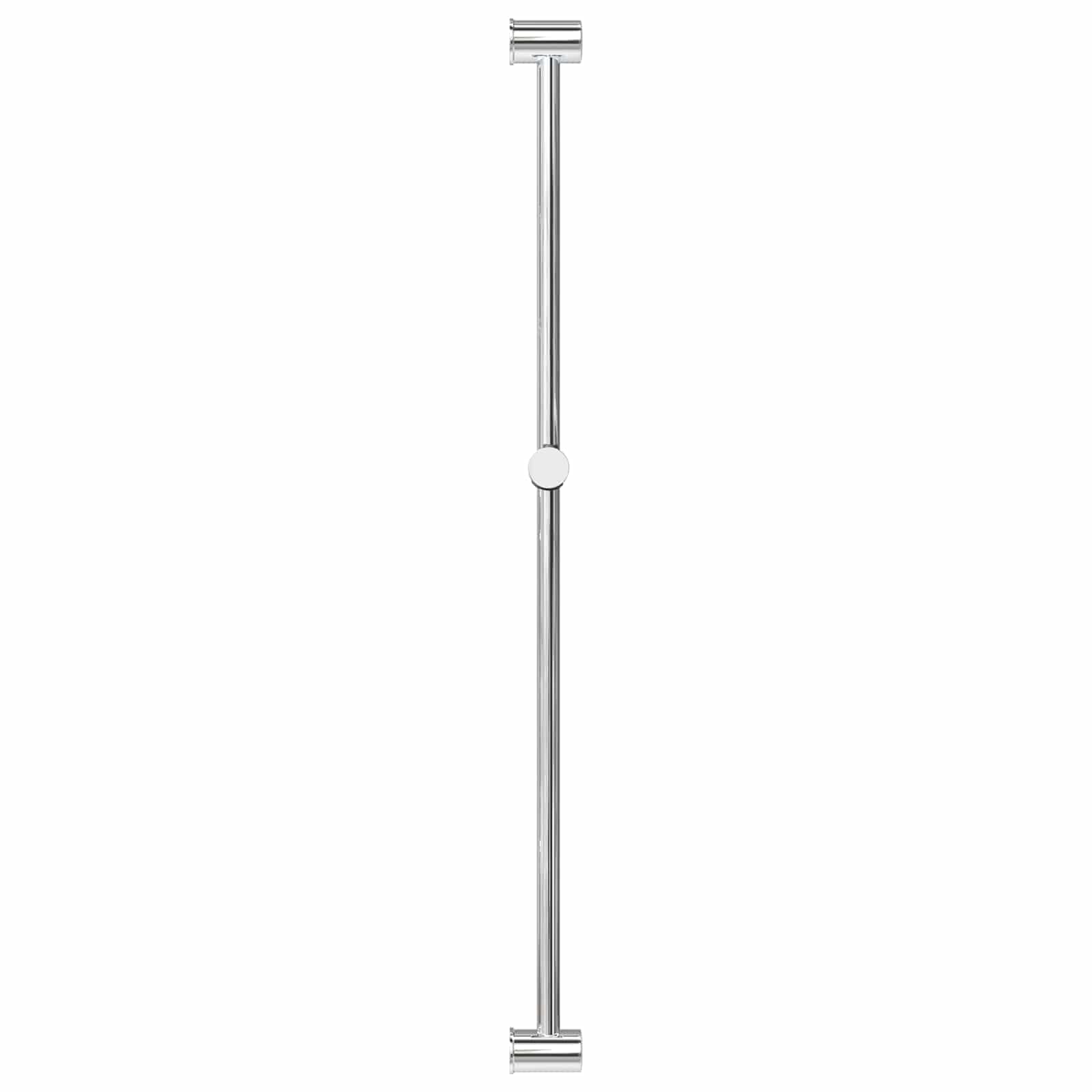 Soporte para alcachofa de ducha de acero inoxidable cromado de 101 cm con rotación de 360 grados y altura ajustable, giratorio para montaje en pared, antideslizante, adecuado para brazo de