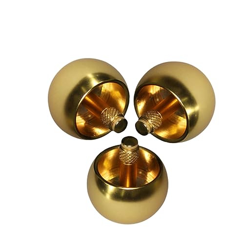 JOINPAYA 1pc Mushroom Head Automatic Metal Gyro Toy Unique Design Educational Fun Lightweight Present for Adults Golden Color