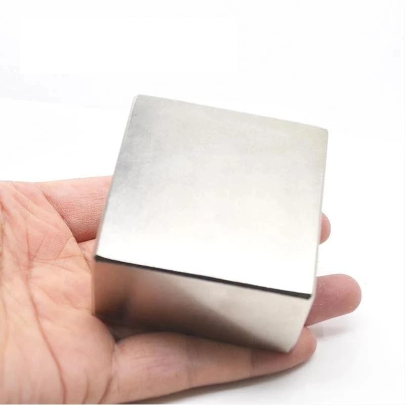 Imán de neodimio N52, 50x50x30MM/40x40x20, bloque cuadrado súper fuerte, imanes permanentes de tierras raras, medidor de Gas, 1 ud. (Color : 37X17X17)