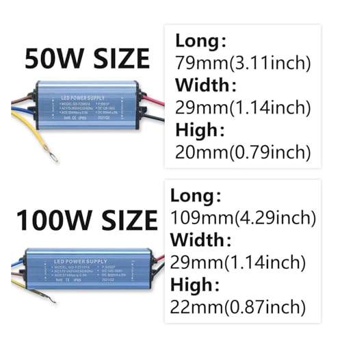 Alimentation LED 100W 600mA transformateur éclairage à courant constant - 5