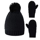 【Accesorios de Invierno Versátiles】Accesorio imprescindible para el invierno; fácil de llevar con el bebé a diario.puede usarlos juntos o por separado como desee, es un excelente calentador diario de invierno