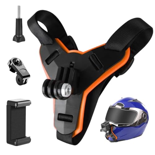 DWFEYOI Soporte, Soporte para Casco de Motocicleta Chin Mount con 1 Tornillo para GoPro Hero 13/12/11/10/9/8/7/6/5, para Osmo Action, para Session, para SJCAM