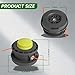 Prosentuo 314608005 Trimmer Head Compatible with 2004-2025 Ryobi Reel Easy+ Bump Feed Straight Shaft RY15526 RY15527 RY15529