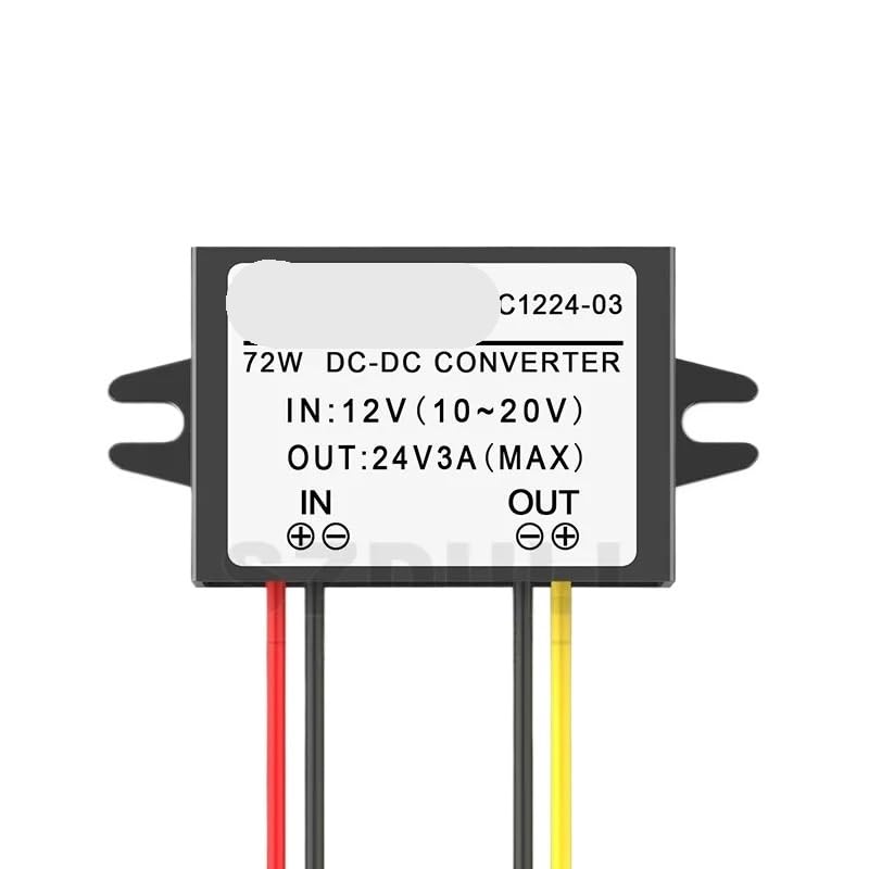 Convertisseur 12V 24V CC 3A régulateur boost automobile tension continue