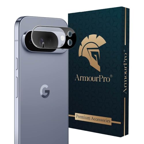 Image of ArmourPro Premium Camera Lens Tempered Glass Protection for Google Pixel 10 Pro (6.3 Inches) With Edge To Edge Full Camera Lens Coverage | Transparent, Pack of 1