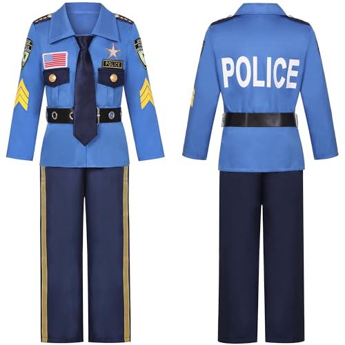 Disfraz de Policía para Niños y Niñas 3-4 Años miniatura 5