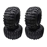 Diamètre intérieur: 54MM Lot de 4 pneus Rock Crawler 2,2 Pouces Souples 138 mm avec mousses compatibles avec pour Axial Wraith RR10 SCX10 pour Jeep Wrangler TRX-4 2.2 Roue