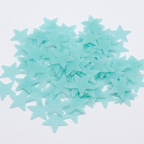 Image of Pindia 55 Pc Luminous Fluorescent Glowing Night Sky Wall Sticker Radium Glow Stars Starry