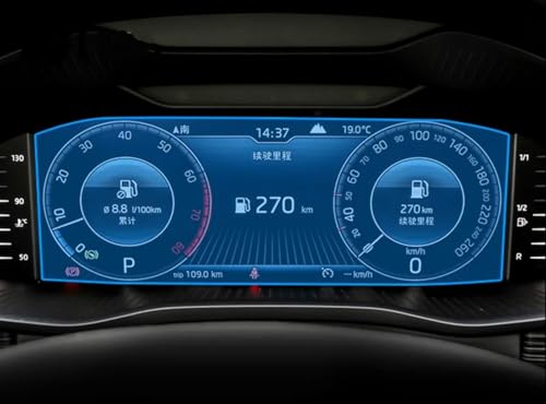Verre trempé Skoda Kodiaq GT protection d'écran LCD premium pour compteur de vitesse automobile