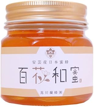 Amazon | 日本ミツバチの安芸産ハチミツ 百花和蜜 300g | 百花和蜜